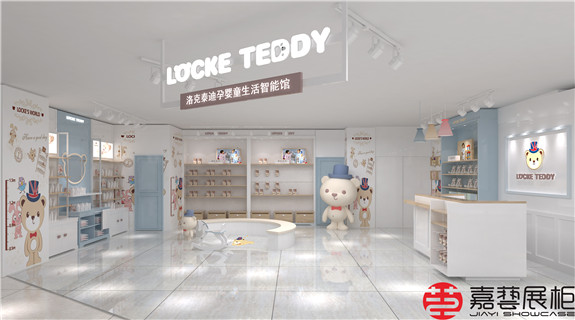 洛克泰迪童裝—品牌童裝店展柜 福建店—童裝展柜案例