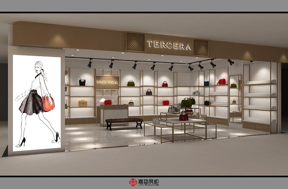 TERCERA—品牌鞋包展柜案例   河南體驗(yàn)店